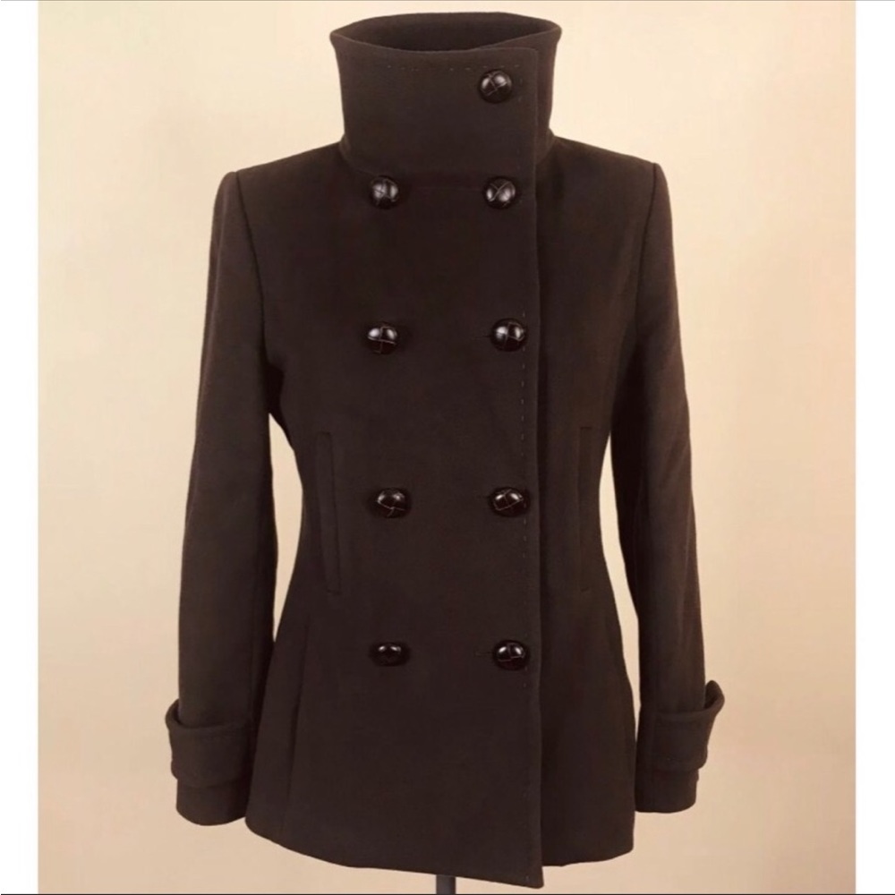Aritzia coat, dark brown cashmere wool Babaton in size Medium